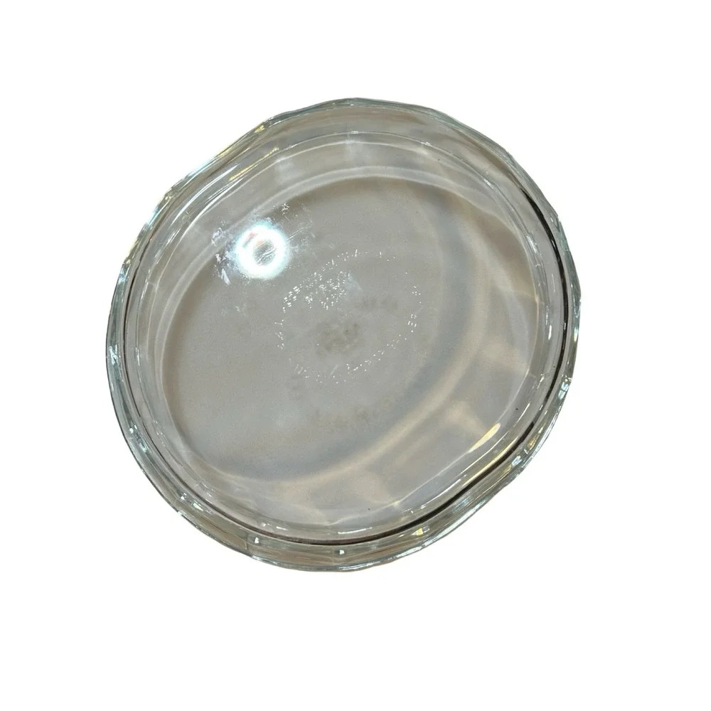 Vintage Pyrex 806-B Round Glass Baking Dish – Clear Ribbed Casserole Bowl